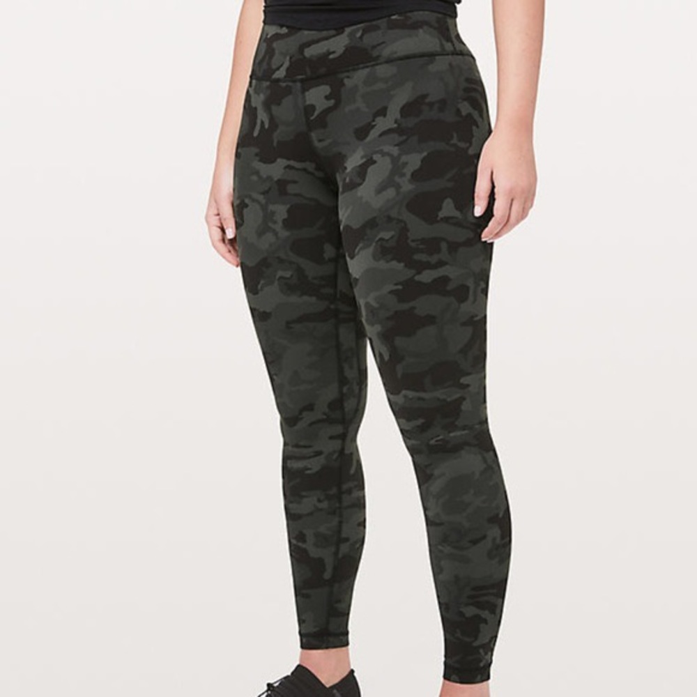 Green Camo Align Leggings